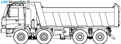 2007 Tatra T815 2X0S84 Truck blueprint