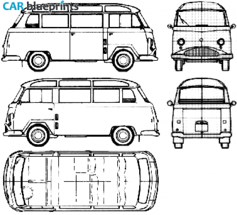 1959 Tempo Rapid Minivan blueprint