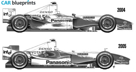 1999 Toyota GP OW blueprint