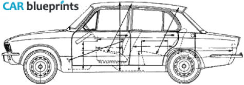 1969 Triumph 1500 Sedan blueprint