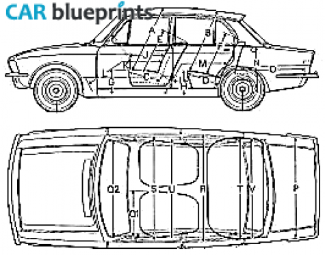 1978 Triumph Dolomite Sedan blueprint