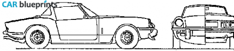 1970 Triumph Spitfire Mk IV Cabriolet blueprint