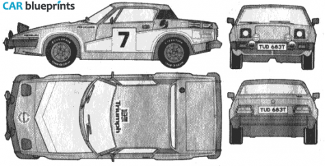 1980 Triumph TR7 Coupe blueprint