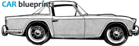 1966 Triumph TR4A Hardtop Coupe blueprint