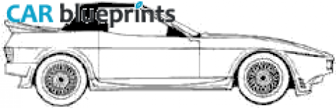 1988 TVR 420 SEAC Coupe blueprint