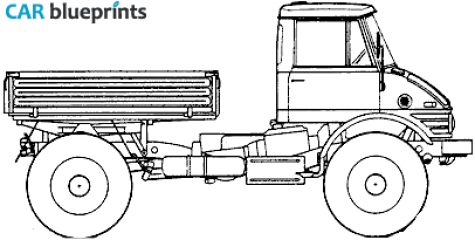 1963 Unimog 416 U1100 Truck blueprint