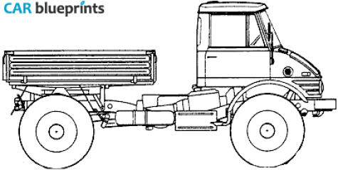 1963 Unimog 416 U1100 Truck blueprint