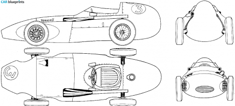 1958 Vanwall GP OW blueprint