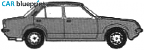 1979 Vauxhall Chevette GLS Sedan blueprint