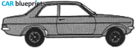 1979 Vauxhall Magnum Sedan blueprint