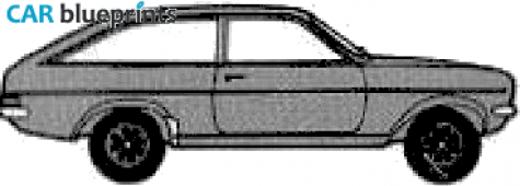 1979 Vauxhall Magnum Estate Wagon blueprint