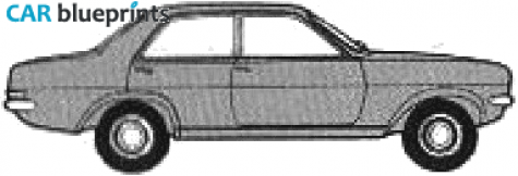 1979 Vauxhall Viva Sedan blueprint