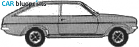 1979 Vauxhall Viva Estate GLS Wagon blueprint