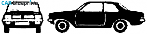 1972 Vauxhall Viva HC 2-door Sedan blueprint