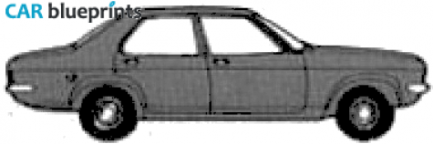 1979 Vauxhall VX Sedan blueprint