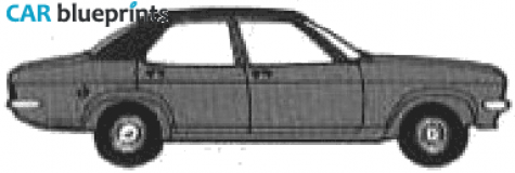 1979 Vauxhall VX GLS Sedan blueprint