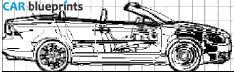 2007 Volvo C70 Cabriolet blueprint