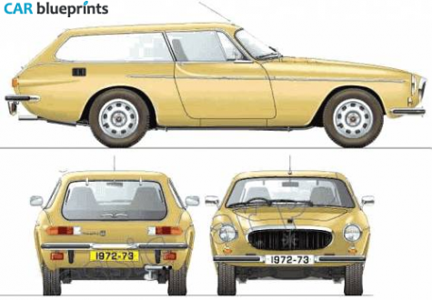 1973 Volvo P1800ES Wagon blueprint