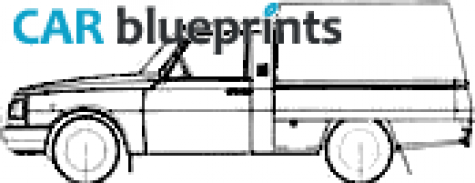 1985 Wartburg 13 Pick-up blueprint