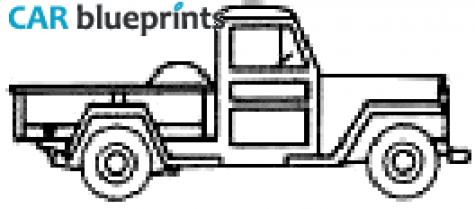 1964 Willys Jeep Pick-up blueprint