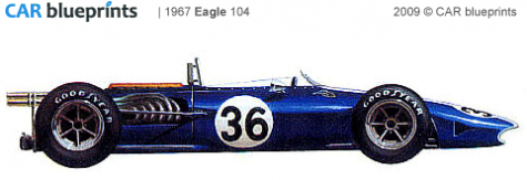 1967 AAR Eagle 104 F1 OW blueprint