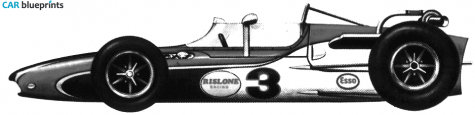 1968 AAR Eagle-Offenhauser Indy 500 OW blueprint