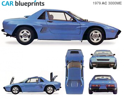 1979 AC 3000 ME Coupe blueprint