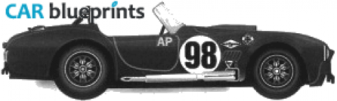 1966 AC Cobra 289 Version A Cabriolet blueprint