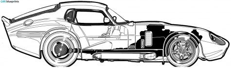 1964 AC Shelby Cobra Daytona Coupe blueprint