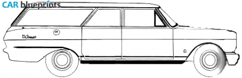 1966 Acadian Canso Station Wagon blueprint