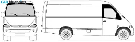 2009 Agrale Furgovan 6000 Van blueprint