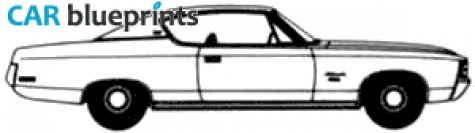 1971 AMC Ambassador SST 2-door Hardtop Coupe blueprint