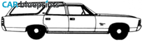 1971 AMC Ambassador SST Station Wagon blueprint