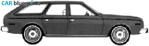 1978 AMC Concord Station Wagon blueprint