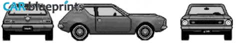 1977 AMC Gremlin Hatchback blueprint