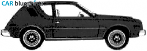 1978 AMC Gremlin Custom Hatchback blueprint