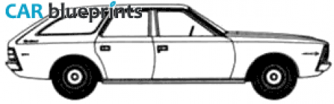 1971 AMC Hornet Sportabout Wagon blueprint