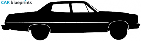 1974 AMC Matador 4-door Sedan blueprint