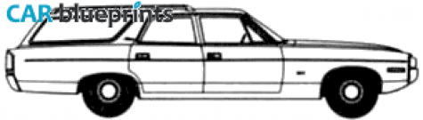 1971 AMC Matador Station Wagon blueprint