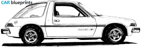 1975 AMC Pacer X Hatchback blueprint