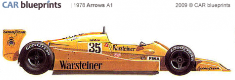 1978 Arrows A1 F1 OW blueprint