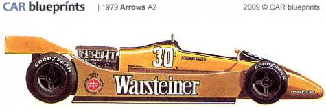 1979 Arrows A2 F1 OW blueprint