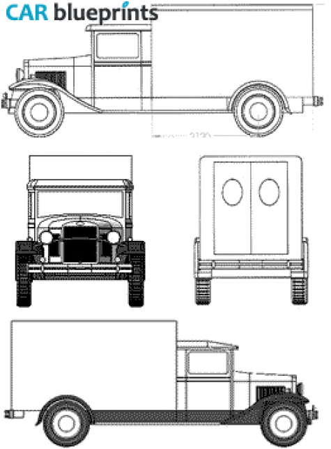 2009 Asquith Branton Truck blueprint