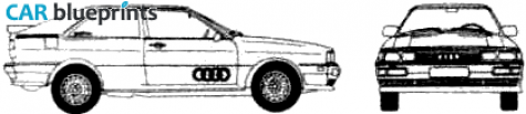 1982 Audi Quattro Coupe blueprint