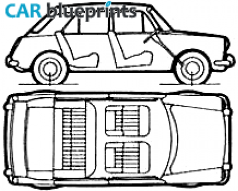 1962 Austin 1300 Sedan blueprint