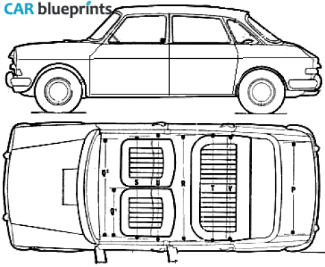 1964 Austin 1800 Sedan blueprint