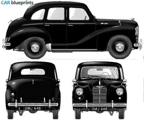 1947 Austin A40 Devon Sedan blueprint