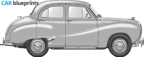 1952 Austin A40 Somerset Sedan blueprint