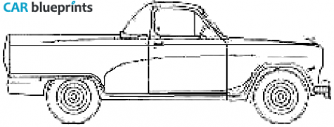 1957 Austin A50 Utility Pick-up blueprint