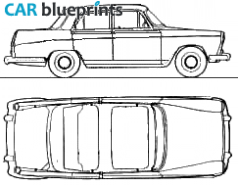 1959 Austin Cambridge Sedan blueprint